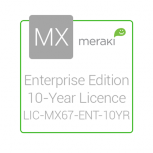 Cisco Meraki Licencia y Soporte Empresarial, 1 Licencia, 10 Años, para MX67