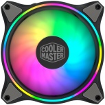 Ventilador Cooler Master MasterFan MF120 Halo 3IN1 RGB, 120mm, 650 - 1800RPM, Negro - 3 Piezas