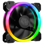 Ventilador Cooler Master MasterFan MF120 S2 ARGB, 120mm, 1200RPM, Negro