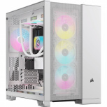 Gabinete Corsair 6500D AIRFLOW con Ventana, Midi Tower, ATX, USB 3.1, sin Fuente, sin Ventiladores Instalados, Blanco