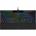 Teclado Gamer Corsair K70 RGB PRO, Teclado Mecánico, Switch Cherry MX Red, Alámbrico, Negro, (Inglés)