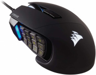 Mouse Gamer Corsair Óptico Scimitar RGB Elite, Alámbrico, USB, 18.000DPI, Negro