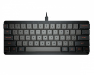 Teclado Gamer Cougar Puri Mini 60%, Teclado Mecánico, Switch Gateron Red, Alámbrico, Negro (Inglés)