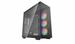 Gabinete DeepCool con Ventana CH780, Tower, Mini-ITX/Micro-ATX/ATX, USB 2.0/3.0, sin Fuente, 1 Ventilador Instalado, Negro