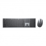 Kit de Teclado y Mouse Dell KM7321W, Inalámbrico, USB, Gris (Inglés)