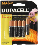 PILA DURACELL AAA CON 5 PZAS No. DAK07BAAA