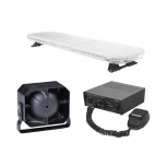 Epcom Kit Básico para Unidades de Seguridad X67RBAKIT3, Negro, Incluye Sirena X100A/Bocina XLS100/Barra de Luces X67RBA