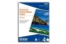 Epson Papel Doble Cara Mate 167g/m², 50 Hojas de Tamaño Carta