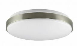 Estevez Lámpara LED para Techo Saturno, Interiores, Luz Blanca Neutra, 22W, 1500 Lúmenes, Blanco/Acero, para Iluminación Comercial/Casa