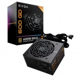 Fuente de Poder EVGA 600 GD 80 PLUS Gold, 24-pin ATX, 120mm, 600W