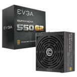 ﻿Fuente de Poder EVGA SuperNOVA 550 G2 80 PLUS Gold, 24-pin ATX, 140mm, 550W