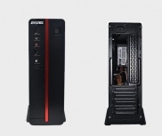 Gabinete Evotec EV-1011, Micro-Tower, Mini-ATX, USB 2.0, con Fuente 600W, sin Ventiladores Instalados, Negro