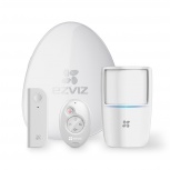 Ezviz Kit de Alarma Inteligente BS-113A, Inalámbrico, Incluye Hub, Sensor PIR, Contacto de Movimiento y Control Remoto