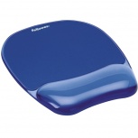 Mousepad Fellowes con Descansa Muñecas de Gel, 20.2x23cm, Grosor 3.2cm, Azul