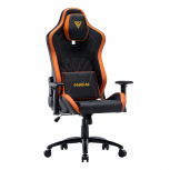 Gamdias Silla Gamer ZELUS M3, hasta 140kg, Negro/Naranja