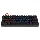 Teclado Gamer Game Factor KBG560 RGB, Teclado Mecánico, Switch Red, Alámbrico, Rojo (Español)