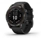 Garmin Smartwatch Fenix 7 Pro Solar, GPS, Bluetooth, iOS/Android, Gris Carbón - Resistente al Agua