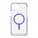 Gear4 Funda Santa Cruz Snap con MagSafe para iPhone 14 Plus, Transparente/Morada