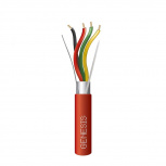 Genesis Bobina de Cable de Alarma Contra Incendios, 305 Metros, Rojo