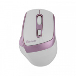 Mouse Ergonómico Getttech Wireless 6D Office, Inalámbrico, Bluetooth, USB, 7200DPI, Rosa/Blanco