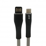 Ghia Cable USB Macho - Micro USB-C Macho, 1 Metro, Gris