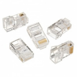 Ghia Plug RJ-45, Cat6, Transparente, 100 Piezas