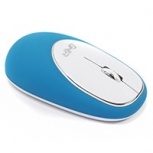 Mouse Ghia GT100AB, RF Inalámbrico, 1000DPI, Azul/Blanco