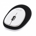 Mouse Ghia GT100NB, RF Inalámbrico, 1000DPI, Negro/Blanco