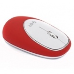 Mouse Ghia GT100RB, RF Inalámbrico, 1000DPI, Rojo/Blanco