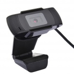 Ghia Webcam GWC1, 1MP, 1280 x 720 Pixeles, USB, Negro