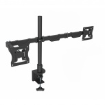 Ghia Soporte de Brazo para 2 Monitores 32”, hasta 10 Kg, Negro