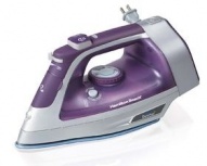 Hamilton Beach Plancha de Vapor Seco Durathon, 1500W, Púrpura/Gris