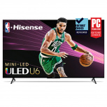 Hisense Smart TV Mini LED 65U6K 65", 4K Ultra HD, Negro