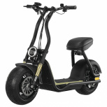 Honey Whale Scooter H10, Hasta 40km/h, 1000W, máx. 120kg, Negro