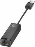 HP Adaptador USB 3.0 Macho - RJ-45 Hembra, Negro