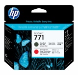 Cabezal HP 771 Negro Mate/Rojo Cromático