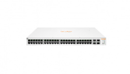 Switch HPE Networking Instant On Gigabit Ethernet 1930, 48 Puertos PoE 10/100/1000Mbps + 4 Puertos SFP+, 370W, 176 Gbit/s, 16.000 Entradas - Administrable