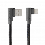 Hune Cable USB A Macho - USB C Macho, 1.2 Metros, Gris