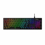 Teclado Gamer HyperX Alloy Origins RGB, Teclado Mecánico, HyperX Red Switch, Alámbrico, Negro (Español)