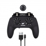 Immortal Gaming Gamepad para Celular IMCG01 con Ventiladores y Gatillos, Negro