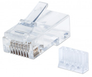 Intellinet Conector RJ-45 Cat6 UTP, Transparente, 90 Piezas