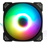 Ventilador In Win Neptune AN120 RGB, 120mm, 900 - 2200RPM, Negro - 3 Piezas