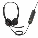 Jabra Auriculares Engage 40, Alámbrico, 1.2 Metros, USB A/C, Negro