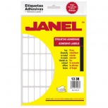 Janel Paquete de 900 Etiquetas Blancas de 13x38mm