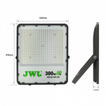 JWJ Reflector LED Tipo Lupa JLRET-300B, Luz Blanca, 300W, 30.000 Lúmenes, Negro