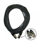 Kapton Cable XLR Macho - XLR Hembra, 7 Metros, Negro