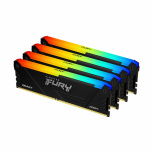 Kit Memoria RAM Kingston FURY Beast RGB DDR4, 2666MHz, 64GB (4 x 16GB), Non-ECC, CL16, XMP