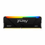 Kit Memoria RAM Kingston FURY Beast RGB DDR4, 3733MHz, 16GB (2 x 8GB), Non-ECC, CL19, XMP