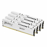 Kit Memoria RAM Kingston FURY Beast DDR5, 5600MHz, 64GB (4 x 16GB), Non-ECC, CL40, XMP, Blanco