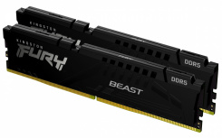 Kit Memoria RAM Kingston FURY Beast DDR5, 6000MHz, 32GB (2 x 16GB), Non-ECC, CL30, XMP